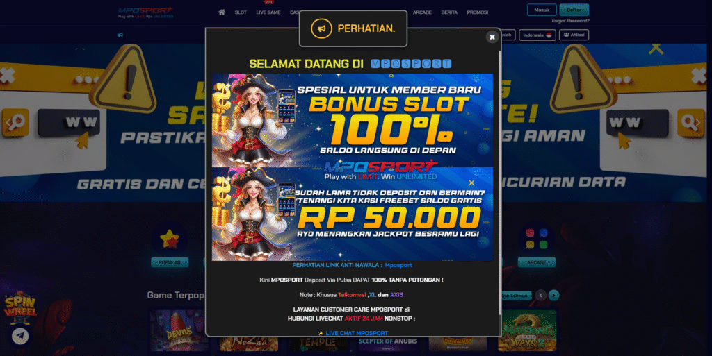 MPOSPORT: Platform Game Online Terpercaya di Indonesia